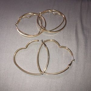 Heart earrings